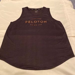 Peloton Dark Purple Together We Go Far Tank - Size Small